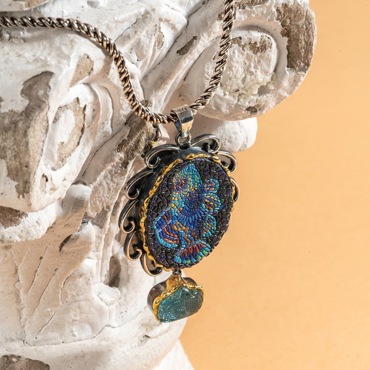 Mandarin Mozaik Kolye