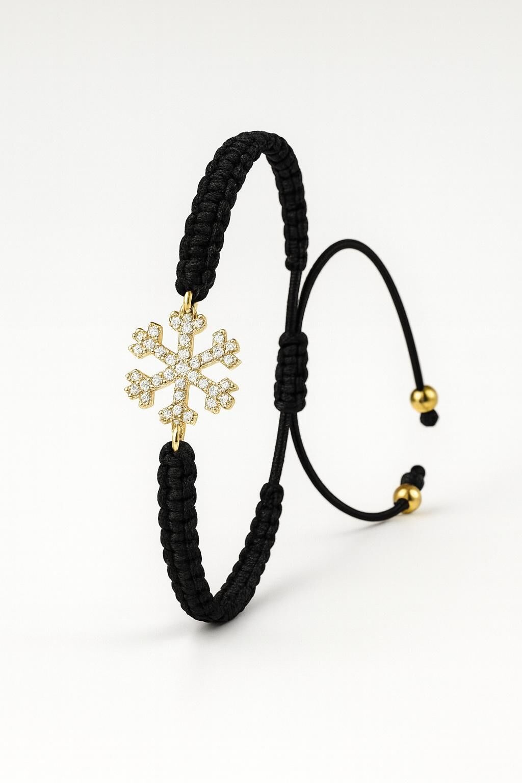 Siyah Kar Tanesi Bileklik